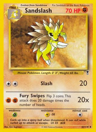 Sandslash 062/110 - Legendary Collection Reverse Holofoil