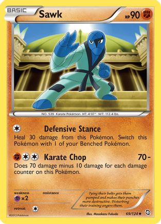 Sawk 069/124 - Dragons Exalted Reverse Holofoil
