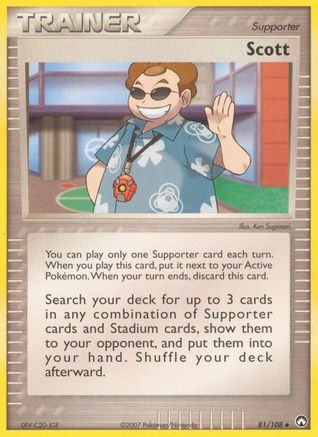 Scott 081/108 - Power Keepers Reverse Holofoil