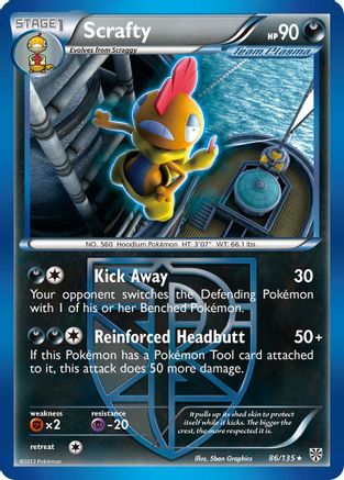 Scrafty (Team Plasma) 086/135 - Plasma Storm