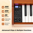 88-Key Keyboard Piano Set with Adjustable Stand