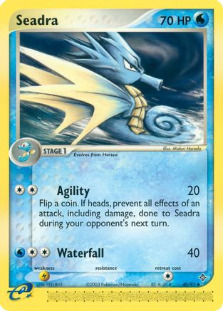 Seadra 040/97 - Dragon Reverse Holofoil