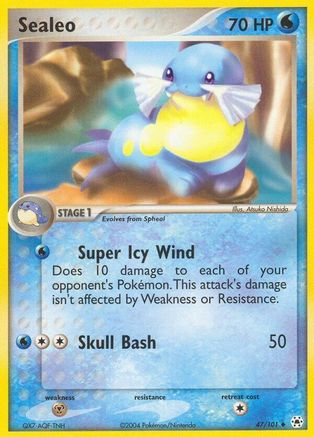Sealeo 047/101 - Hidden Legends Reverse Holofoil