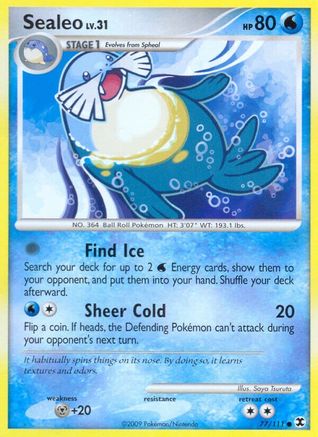 Sealeo 077/111 - Rising Rivals Reverse Holofoil