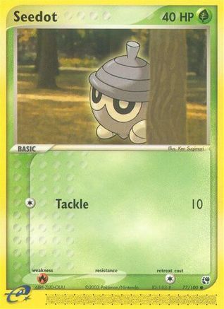 Seedot 077/100 - Sandstorm Reverse Holofoil