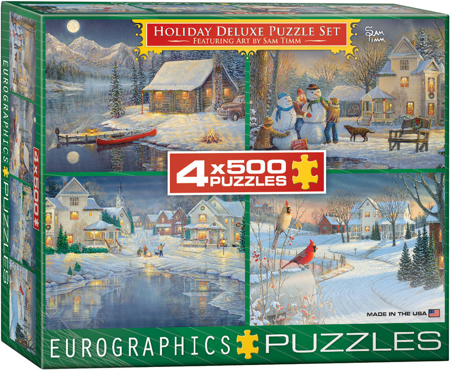 Puzzle: Kids Multipacks - Holiday Deluxe Puzzle Set by Sam Timm