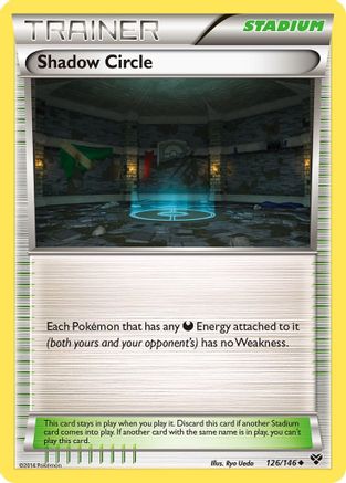 Shadow Circle 126/146 - XY Base Set Reverse Holofoil
