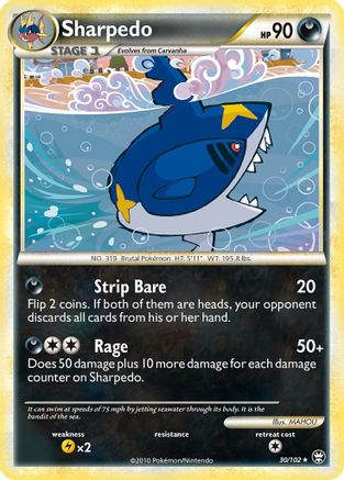 Sharpedo 030/102 - Triumphant
