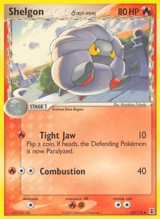 Shelgon (Delta Species) 053/113 - Delta Species Reverse Holofoil