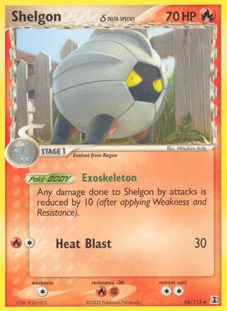 Shelgon (Delta Species) 054/113 - Delta Species Reverse Holofoil