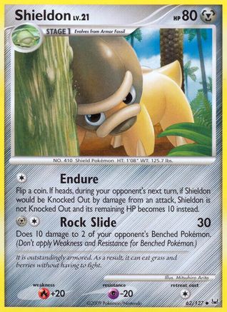 Shieldon 062/127 - Platinum Reverse Holofoil