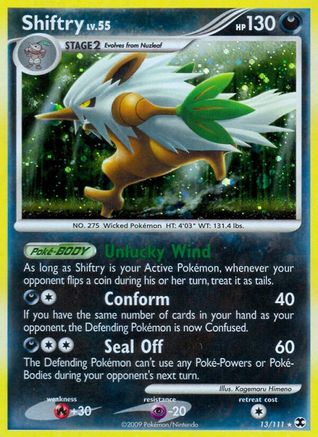 Shiftry 013/111 - Rising Rivals Reverse Holofoil