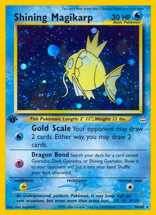 Shining Magikarp 066/64 - Neo Revelation 1st Edition Holofoil