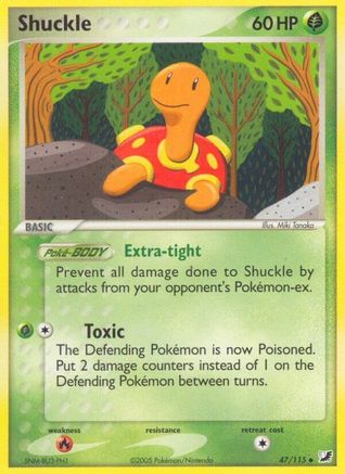 Shuckle 047/115 - Unseen Forces Reverse Holofoil