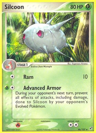 Silcoon 046/107 - Deoxys Reverse Holofoil