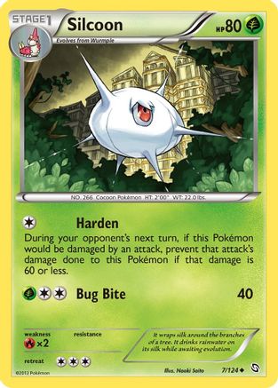 Silcoon 007/124 - Dragons Exalted Reverse Holofoil