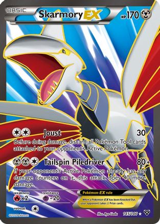 Skarmory EX (Full Art) 145/146 - XY Base Set Holofoil