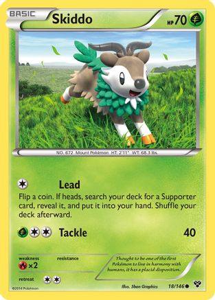 Skiddo 018/146 - XY Base Set