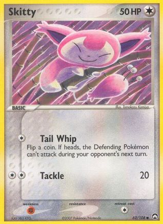 Skitty 062/108 - Power Keepers - Reverse Holofoil