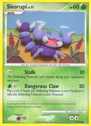 Skorupi 073/100 - Stormfront Reverse Holofoil