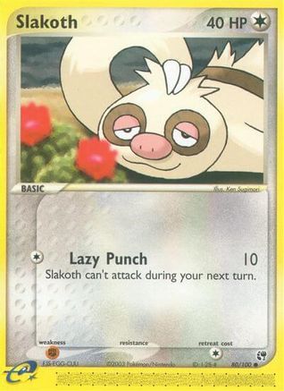 Slakoth 080/100 - Sandstorm Reverse Holofoil