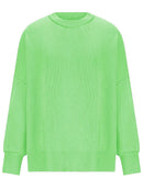 Round Neck Long Sleeve Sweater