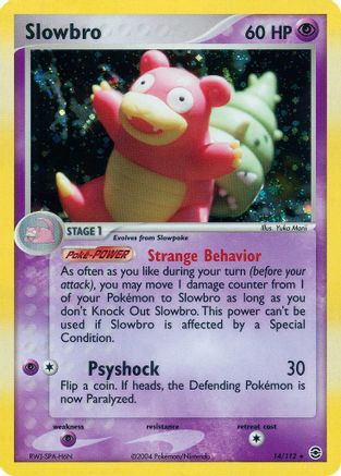 Slowbro 014/112 - FireRed & LeafGreen Reverse Holofoil
