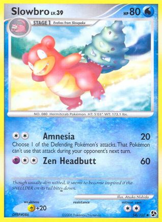 Slowbro 054/106 - Great Encounters Reverse Holofoil