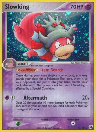 Slowking 014 - Unseen Forces - Reverse Holofoil