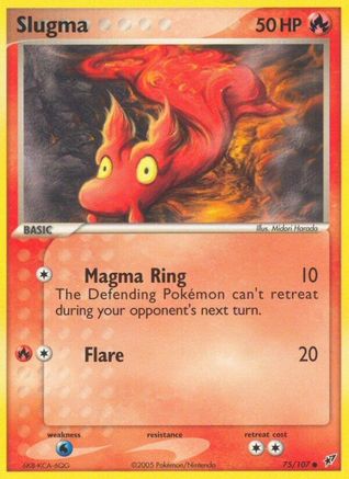 Slugma 075/107 - Deoxys Reverse Holofoil