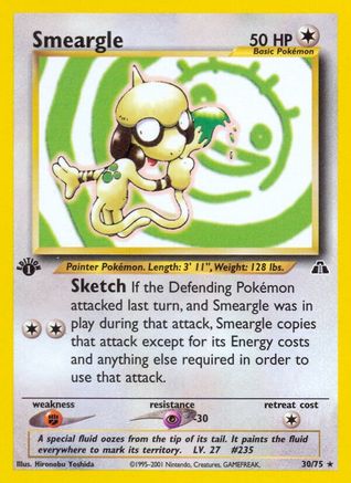 Smeargle 030/75 - Neo Discovery 1st Edition