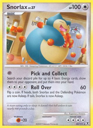 Snorlax 033/111 - Rising Rivals