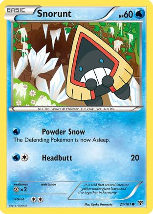 Snorunt 021/101 - Plasma Blast Reverse Holofoil