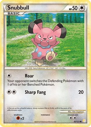 Snubbull 082/123 - HeartGold SoulSilver