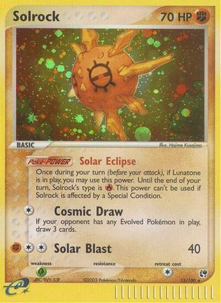 Solrock 013/100 - Sandstorm Holofoil