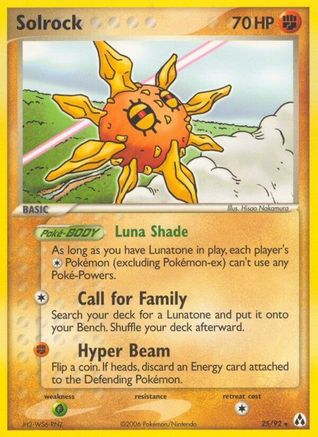 Solrock 025/92 - Legend Maker Reverse Holofoil