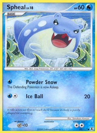 Spheal 082/111 - Rising Rivals Reverse Holofoil