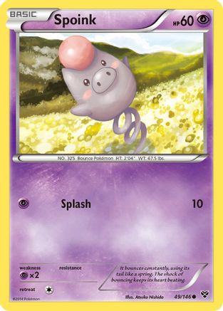 Spoink 049/146 - XY Base Set Reverse Holofoil