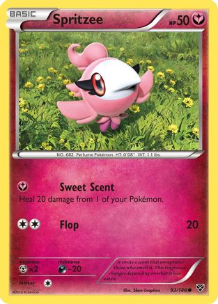 Spritzee 092/146 - XY Base Set Reverse Holofoil