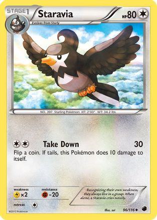 Staravia 096/116 - Plasma Freeze Reverse Holofoil