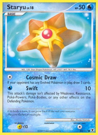 Staryu 083/111 - Rising Rivals Reverse Holofoil