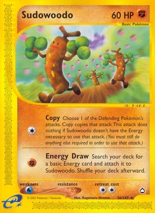 Sudowoodo 036/147 - Aquapolis