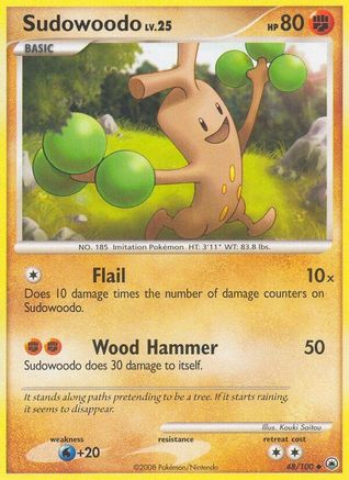 Sudowoodo 048/100 - Majestic Dawn Reverse Holofoil