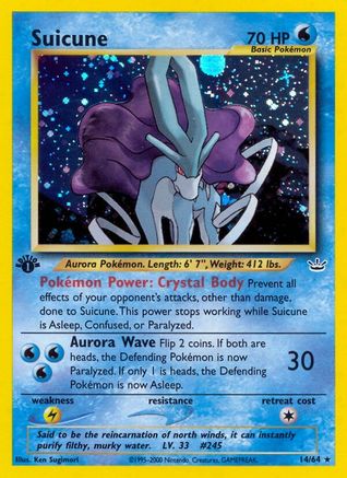 Suicune 014/64 - Neo Revelation 1st Edition Holofoil