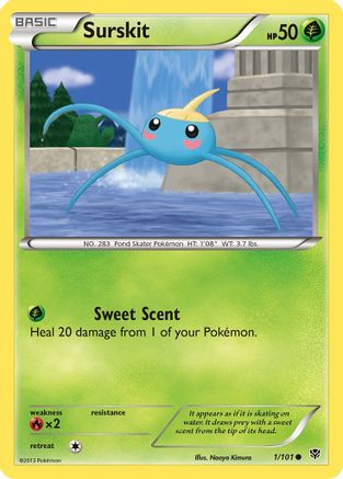 Surskit 001/101 - Plasma Blast Reverse Holofoil