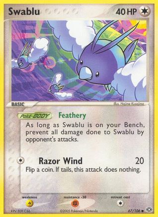 Swablu 067/106 - Emerald Reverse Holofoil