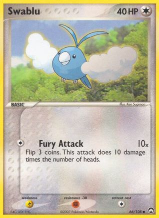 Swablu 066/108 - Power Keepers Reverse Holofoil