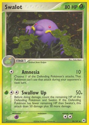 Swalot 050/101 - Hidden Legends Reverse Holofoil