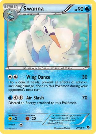 Swanna 027/98 - Emerging Powers Reverse Holofoil