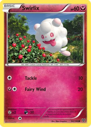 Swirlix 094/146 - XY Base Set Reverse Holofoil